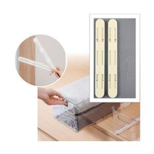DIY 슬라이딩 레일 접착식 선반 옷장 수납용 레일 2P