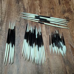 아프리카 고슴도치 퀼트 비녀 인도 공예 액세서리 낚시 부표 DIY 천연 뼈 쥬얼리 예술 1 LOT