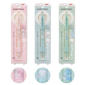 유니 쿠루토가 KS 산리오 M5-KSSR 샤프 한정판 0.5mm 마이멜로디 시나모롤 한교동 캐릭터 칼라 제도 필기