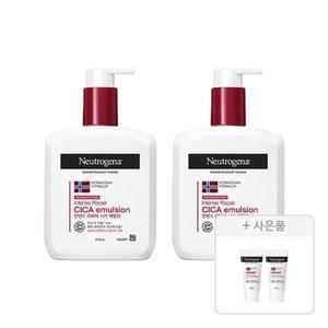 뉴트로지나 인텐스 리페어 시카 에멀젼 플로럴향, 310ml, 2개 + 증정(시카 리페어 에멀젼, 15ml, 2개)