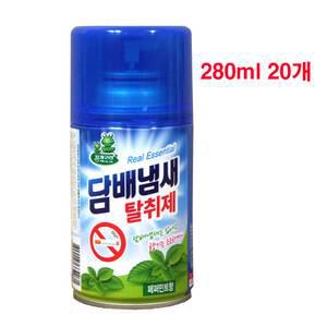 트리프로그 자동분사기용 캔 담배냄새 탈취제  280ml 20개