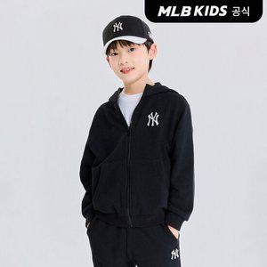 [택가89,000원][MLB키즈]베이직 스몰로고 후드 집업 NY (Black)7AHDB0251-50BKS