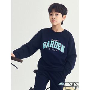 [롯데백화점]탑텐키즈 MKF1TR1201남아 더블니트 레터링 스웨트셔츠