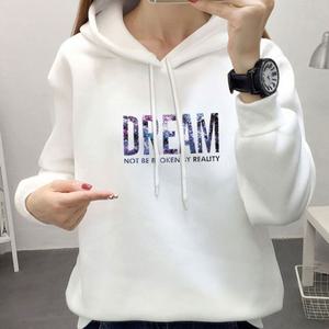 여성 드림 루즈핏 기모 후드 티셔츠 겨울 캐주얼