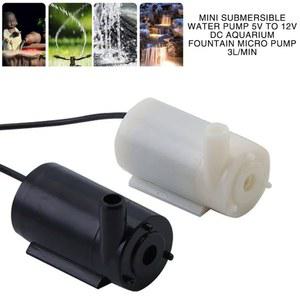 2023 미니 수중 워터 펌프, 5V ~ 12V DC 수족관 분수 마이크로 분당 3L, 교체 부품, 블랙 화이트, 신제품
