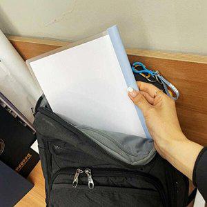 [조르지오]투명 둥근 A4 10개입 쫄대파일 쫄대화일