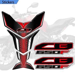 혼다 CB650F CB 650F 650 F 오토바이 보호대 탱크 패드 연료 오일 키트 무릎 물고기 뼈 엠블럼 로고 3D 데