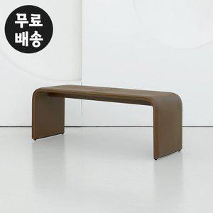 해리 가죽 벤치 의자 식탁 체어 2인용 예쁜(브라운)
