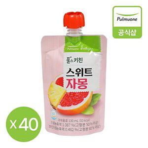 [풀무원]풀무원 풀스키친 스위트자몽주스 100ml x 40개