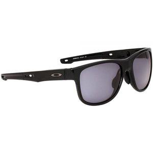 Oakley 남성용 0oo9369 크로스레인지 R 아시안 핏 스퀘어 선글라스, 광택 블랙/그레이