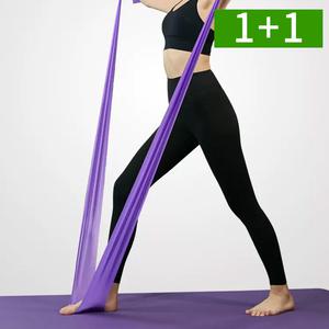 1+1 라텍스밴드 스트레칭 요가 탄력 저항 운동 고무 밴드