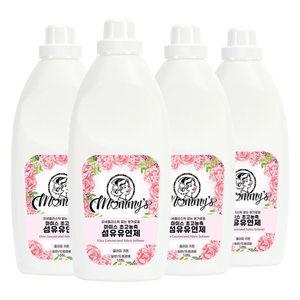 마미스 초고농축 섬유유연제 플러피 키튼향 1.05L 4개