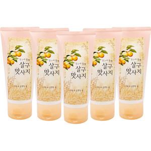 드봉 살구씨 듬뿍 살구맛사지 스크럽 클렌징 폼 120g x5개