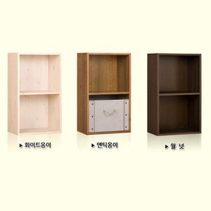 대주기획 A4수납 사이즈 2단책장(DIY) 17종류선택형 2단책꽂이 2단공간박스 소비자조립제품