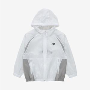 키즈(NB Kids) PLAY DENIM_배색 홑겹 바람막이 NK9AF2503U_White