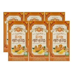 홀베리 그대로 짜낸 유기농 레몬생강즙 15g x 14포 x 6박스