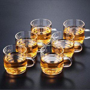 [셀러허브 패션][JHQRMMHF_4B]비타리토 투명찻잔 6p세트 홍차잔 120ml