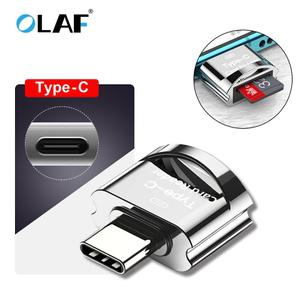 호환 Macbook 용 OLAF OTG 마이크로 SD TF 카드 리더기 XIAOMI samsung Adaptador usb c USB 3.0 노트북 액