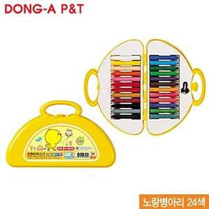 [ME297905_52GP]노랑병아리 색칠공부 24색(크레용)