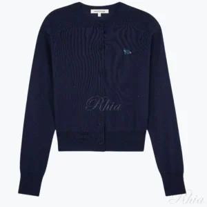 메종키츠네 25SS 베이비 폭스 패치 레귤러 가디건 MW00507KT1036 P492