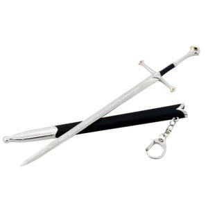 조로검 코스프레칼 1822cm F 반지의 제왕 중세 무기 Glamdring Aragorn Narthil 검 금속 Katana 사무라이
