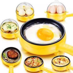 미니 전기 찜기 가정용 소형 캠핑 휴대용 후라이팬 2단