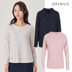 [조이너스] 여성 봄 심플/라운드/쉬폰티셔츠 6종 택1