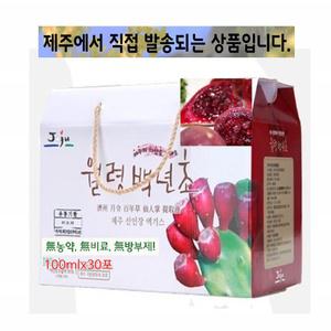 제주백년초 백년초열매 손바닥선인장/제주 백년초 열매 즙 선인장 농축액 백연초 엑기스 30포