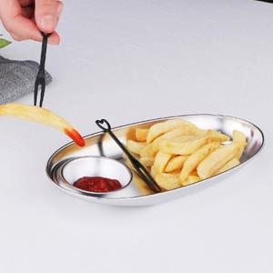 소스칸 찍먹 304스텐 접시 2p 종지 만두접시