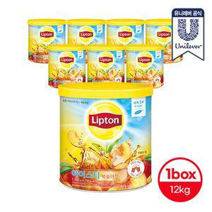 [무료배송] 립톤 아이스티 복숭아맛 1.2kg x 8개 (총 9.6kg/1box)