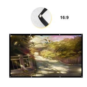 설치가 쉬운 스크린 흰색 고화질 소프트 60-150인치 홈시어터용 4k  보관