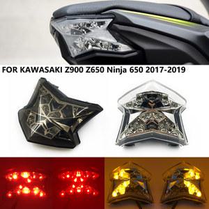 오토바이 LED 통합 Z900 램프 미등 NINJA650 회전 라이트 2017 신호 브레이크 후면 Z650 방수