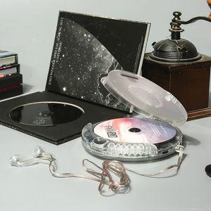 투명 CD 플레이어 휴대용 오디오 블루투스 스피커 무선 이어폰 씨디 헤드셋 헤드폰 음악