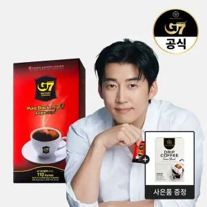 G7 퓨어블랙 라이트 110개입 + G7 랜덤 본품 구성/ 베트남 블랙 다크 아메리카노