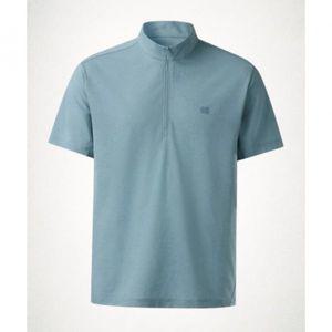 매장정품 코오롱스포츠 KOLON SPORT 남성 베이직 반팔 집업 티셔츠 JWTCM25251GMI 1012373