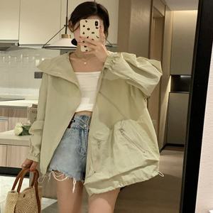 여성 여름 스트링 바람막이 3XL