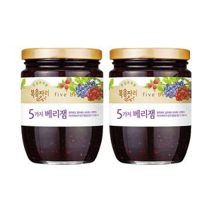 복음자리 5가지 베리잼 350g x 2개