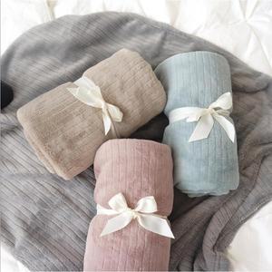 답례품 선물용 리본포장 극세사 무릎담요 감성캠핑 사계절 인테리어 감촉 블랭킷 차박