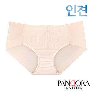 [판도라by비비안]쾌적한 인견 메쉬 헴누디 삼각팬티1종(PPT7167)90~105