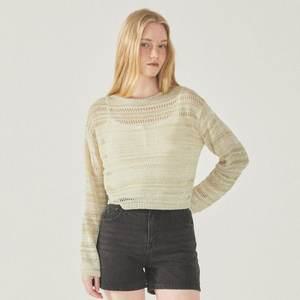후아유 Two tone Mesh Sweater WHKAF2791F 325629