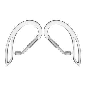 Airpods 용 실리콘 귀고리 Anti-Slip 투명 귀고리 조정 가능한 스포츠 야외 팁 홀더