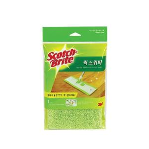 3M 스카치브라이트 퀵스위퍼 리필 1매 청소포 6621/일회용/바닥/티슈/마른/고급형/밀대/걸레/패드/물걸레