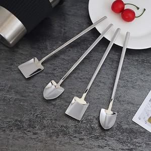 티스푼 롱 삽모양 디저트 카페 과일 스푼 17.8CM KK193