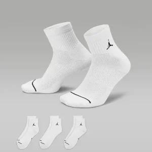 나이키 - 조던 점프맨 미드 크루 3팩 양말 (DX9655-100) 3팩중 1개만 배송 농구 농구 양말