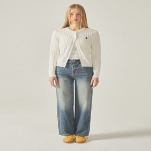 [AK플라자] [후아유] 여성 Wide Denim(F) WHTJF2312F