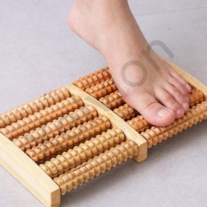 젤비온 원목 발 마사지기 롤러 발바닥지압기 5열발마사지기 발지압매트
