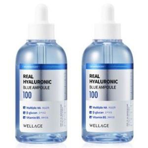 웰라쥬 리얼 히알루로닉 블루100 앰플 100ml 2개