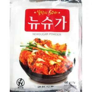 뉴 슈가 금하 식품 60gx10입/뉴슈가/슈가파우다/슈가가루/분말슈가/뉴슈가파우더/업소용뉴슈가/가루슈가/슈