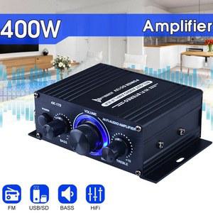 AK 170 미니 200W 하이파이 채널 오디오 입력 RCA 파워
