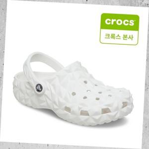 크록스 crocs클래식 지오메트릭 클로그 샌들 슬리퍼 화이트 209563-100 131273